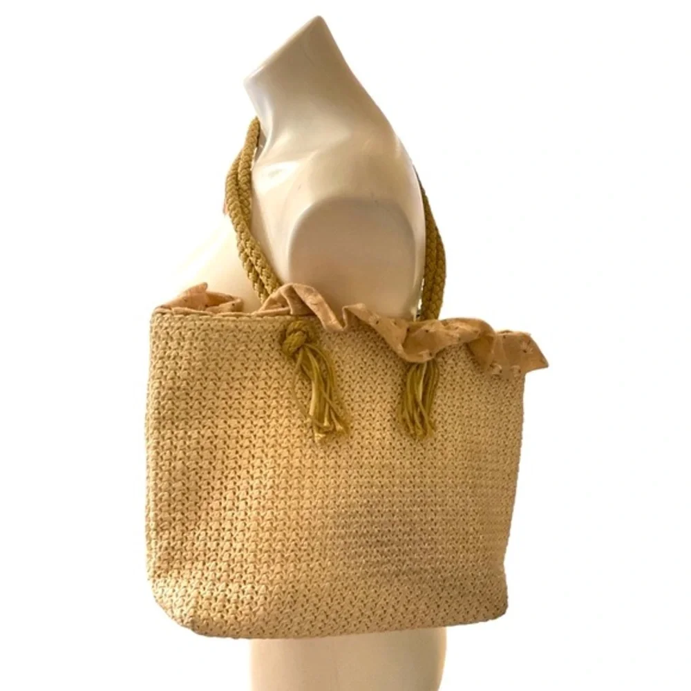 Tan handbag